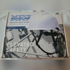 Ridgeline White Industrial Safety Helmet